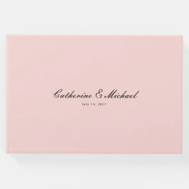 Visitas Simples Script Bonito Livro de Convidados de Casam