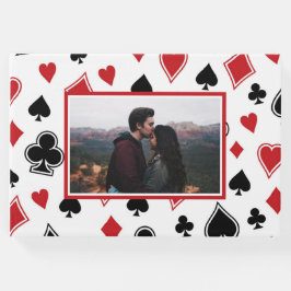 Visitas Tema do Casino Las Vegas Livro de Convidados