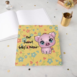 Visitas Tema do Piglet Novo Livro de Convidados do Bebê