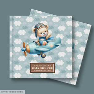 Visitas Urso de Teddy do Livro de Chás de fraldas Personal
