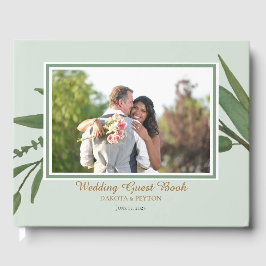 Visitas Watercolor deixa livro convidado de casamento 07b