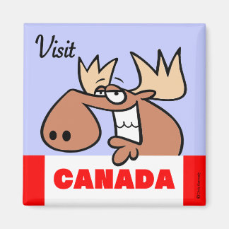 Visite a imã de geladeira do Canadá