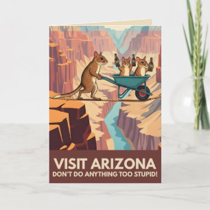 Visite cartões de saudação engraçados do Arizona