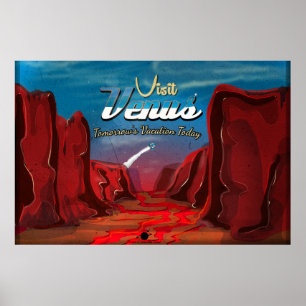 Visite o Poster vintage Vênus