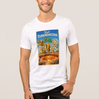Visite o Turcomenistão - Camiseta de Viagem
