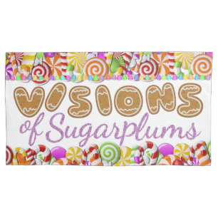 Visões de Sugarplums Pillowcase