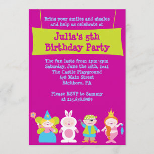 Vista acima o convite do aniversário do partido do