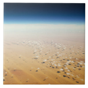 Vista aérea de um deserto