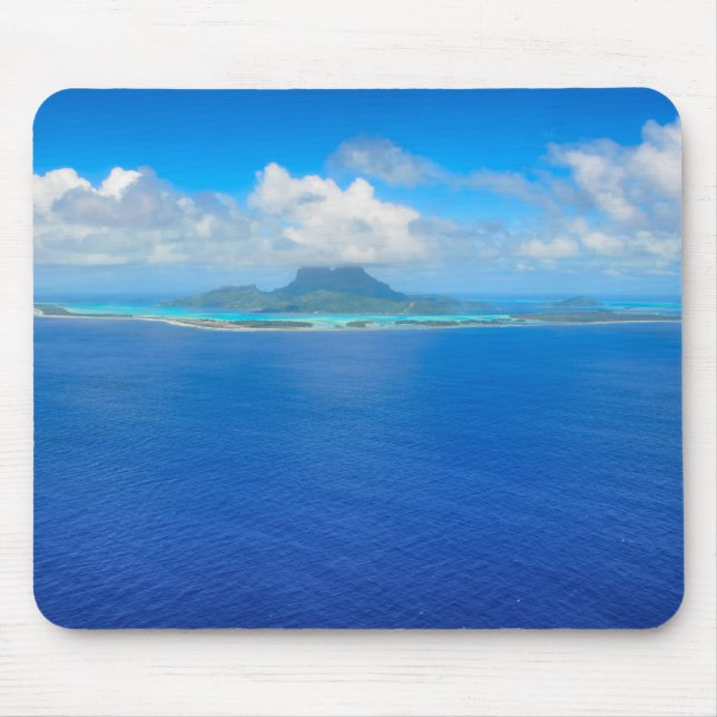 Vista aérea sobre o mousepad de Bora Bora (Frente)