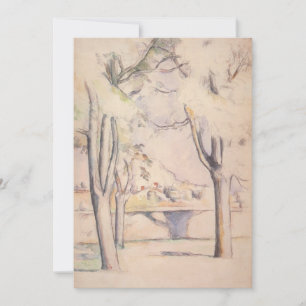 Vista Através das Árvores por Paul Cezanne, Arte A