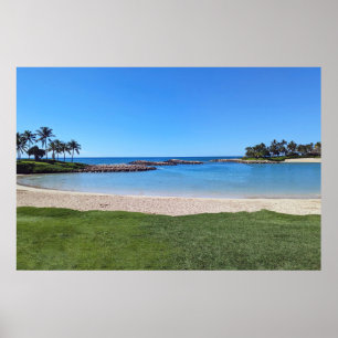 Vista Cênnica da Poster da Lagoa Havaiana