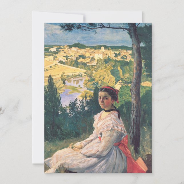 Vista da aldeia | Fré dé ric Bazille (Frente)