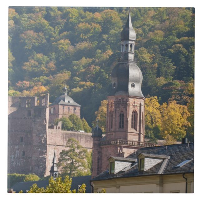 Vista da Cidade Antiga de Heidelberg (Frente)