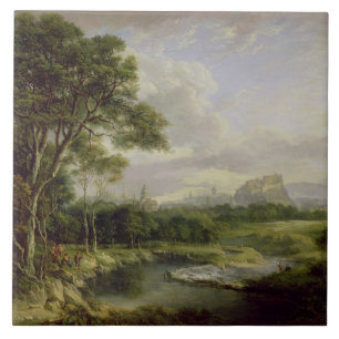 Vista da cidade de Edimburgo, c.1822 (óleo no can