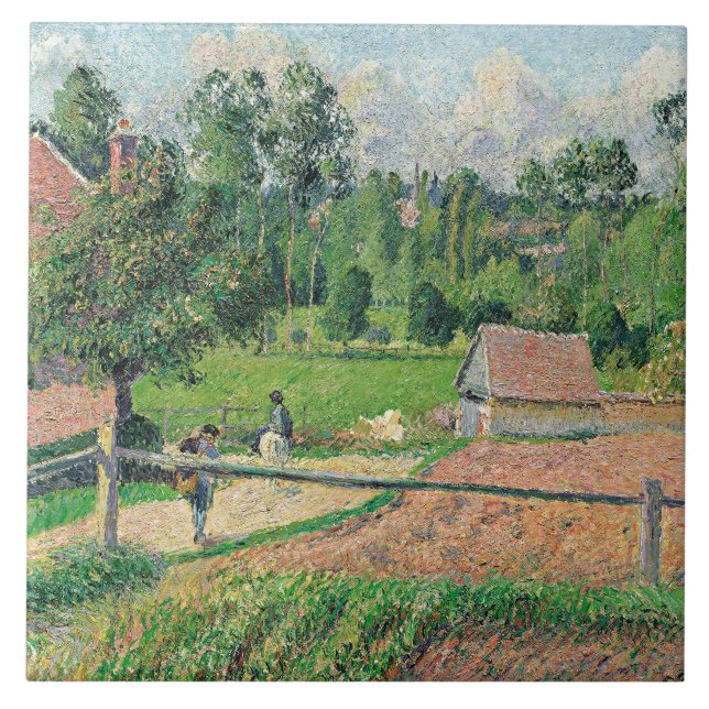 Vista da janela do artista Camille Pissarro (Frente)