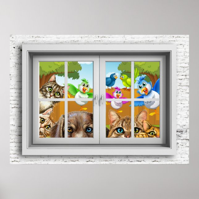 Vista da Janela Poster (Frente)