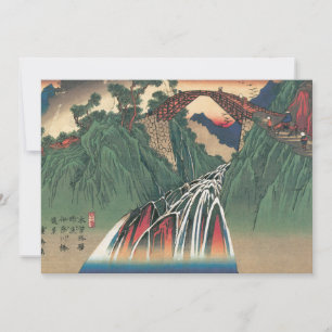 Vista da ponte sobre o rio Ina, Nojiri por Hiroshi