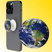 Vista da Terra do PopSocket do espaço