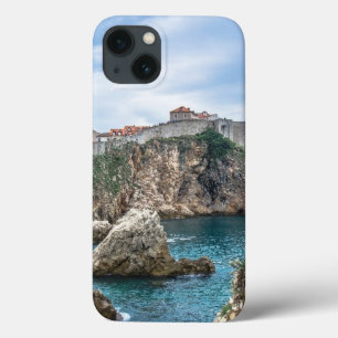 Vista das paredes de Dubrovnik do mar