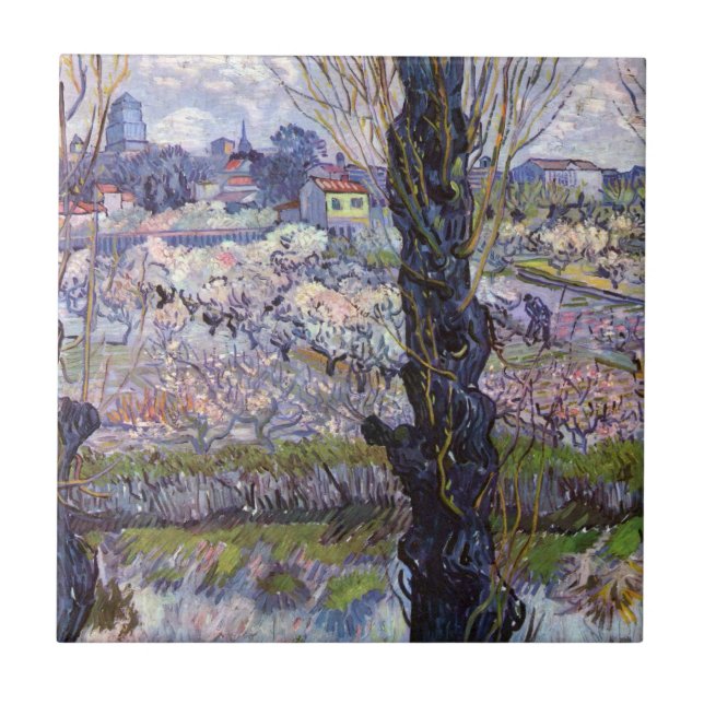 Vista de Arles Jardim Florido de Van Gogh (Frente)