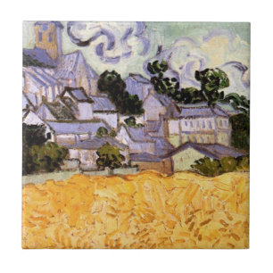 Vista de Auvers com Igreja por Vincent van Gogh