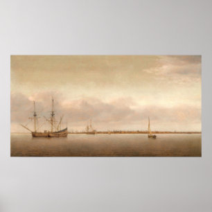 Vista de casa - Abraham de Verwer Fine Art Poster