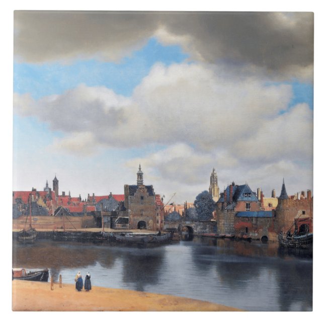 Vista de Delft, Johannes Vermeer (Frente)