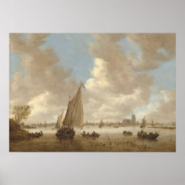 Vista de Dordrecht - Jan van Goyen Fine Art Poster