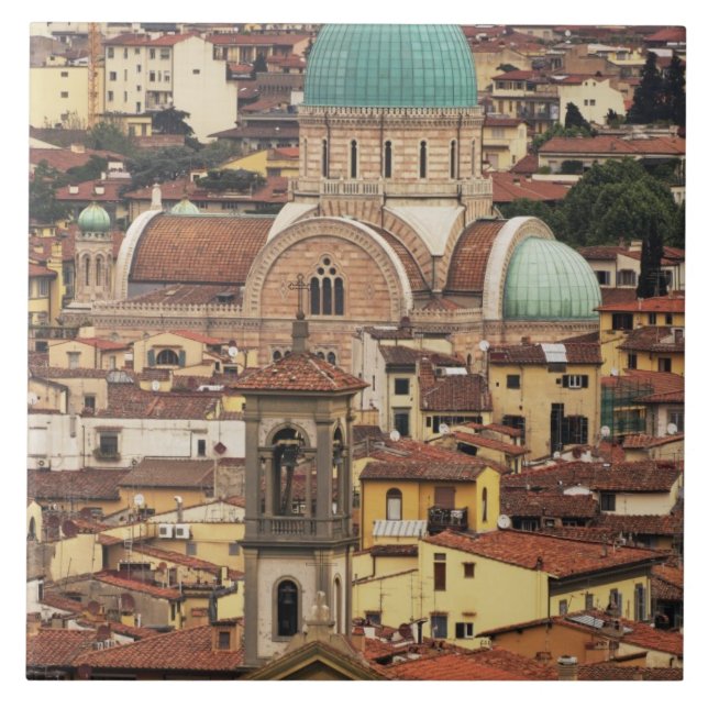 Vista de Florença, Itália da Piazza (Frente)