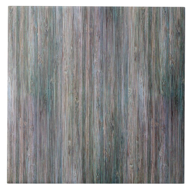 Vista de Grãos de Madeira de Bambu batida pelo tem (Frente)