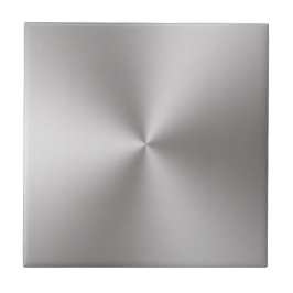 Vista de metal com escovas modernas