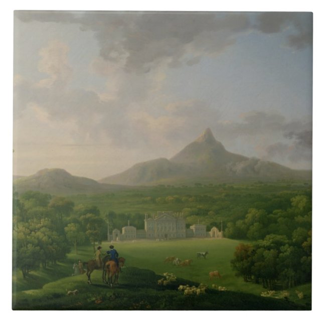 Vista de Powerscourt, condado Wicklow, c.1760-2 (Frente)