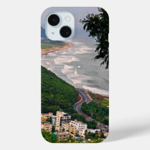 Vista de praia Vizag de kailasgiri