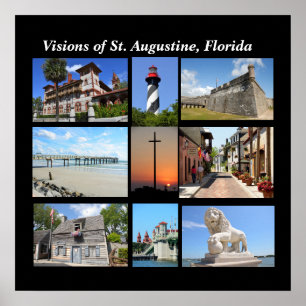 Vista de Rua. Augustine Florida Poster