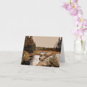 Vista de Selvagem - Cartão de Vazio