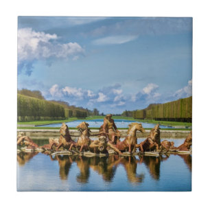 Vista de Versalhes, France, azulejo