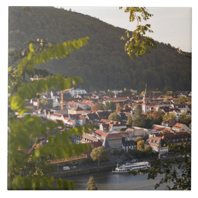 Vista do Centro Histórico de Heidelberg (Frente)