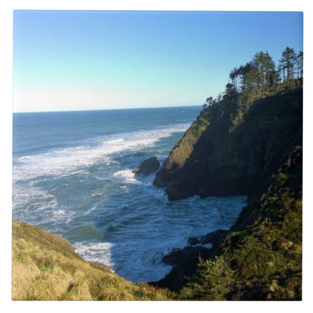 Vista do Farol North Head, Washington (Frente)