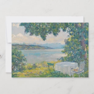 Vista do lago Starnberg Edward Cucuel