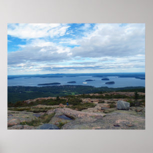 Vista do poster da montanha do cadillac