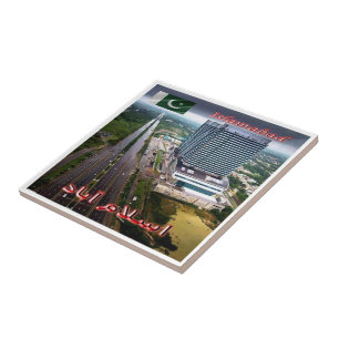 Vista do zPK009 ISLAMABAD à noite, Paquistão,