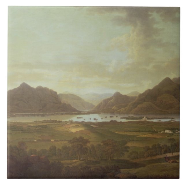 Vista dos lagos e das montanhas de Killarney, Irel (Frente)