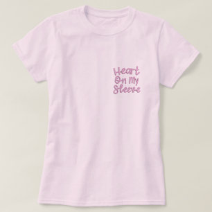 Vista meu coração na minha Capa, camiseta femini