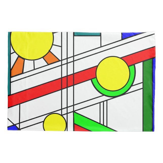 Vista Moderna de Vidro Estreito (Verso)