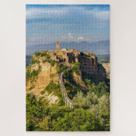 Vista panorâmica do quebra-cabeça da Civita di Bag