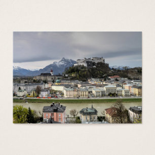 Vista sobre Salzburg Áustria