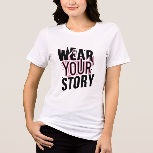 Vista sua história: T-Shirts personalizáveis única (Frente)