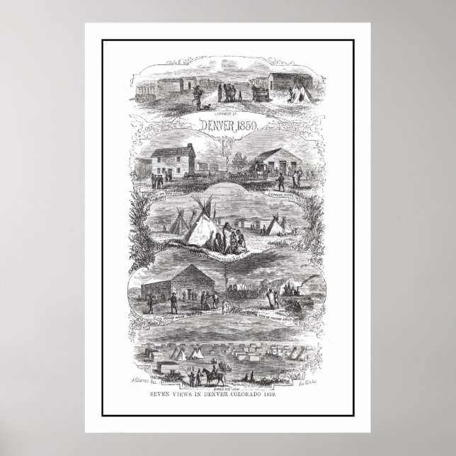 Vistas da Poster Denver 1859 (Frente)