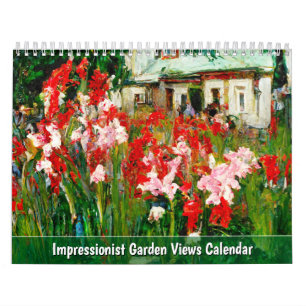 Vistas de Jardim Impressionistas – Calendário