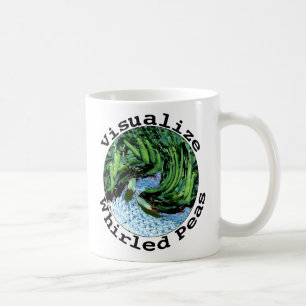 Visualize a caneca girada das ervilhas